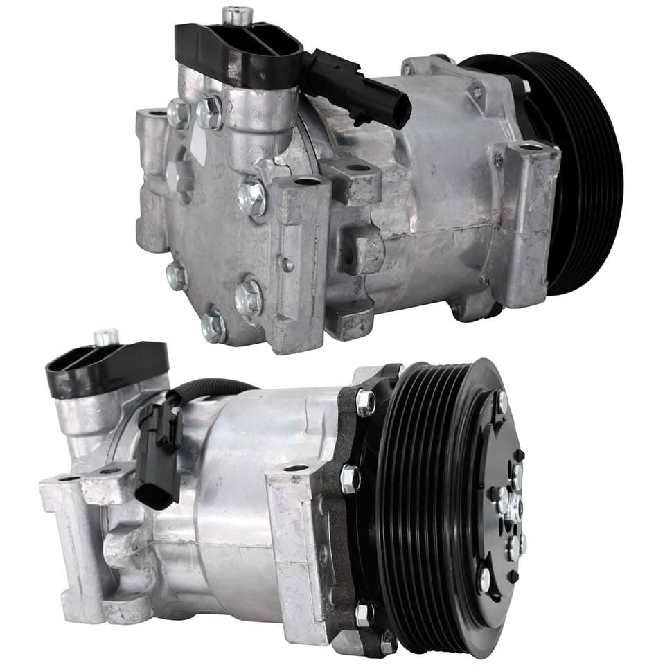 Dodge Ram 1500 2500 3500 AC Compressor 7 Grooves 5/8 Inch Ports SD7H15 Style